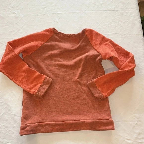 Anthropology t. la women’s crewneck sweatshirt‎ Terry cloth sleeves small - Picture 4 of 4